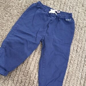 Tiny Kids Navy Jogger Pants